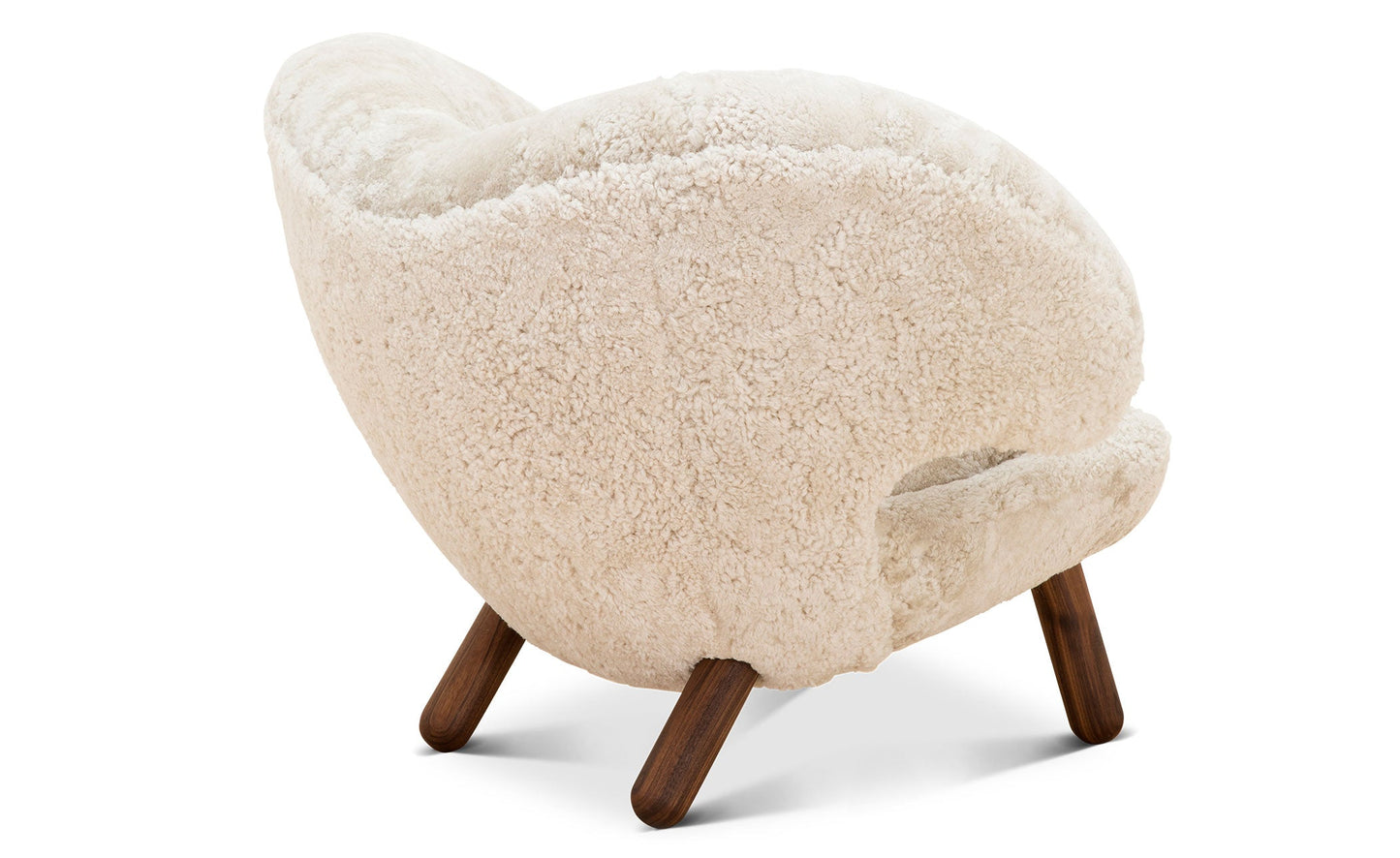 Homio Decor Shearling Pelican Chair