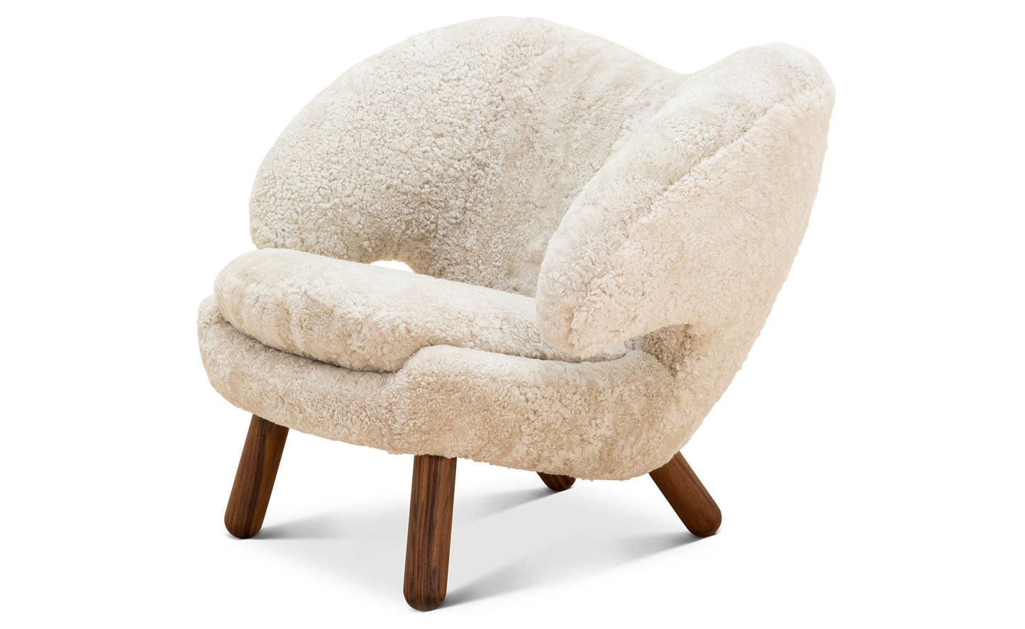 Homio Decor Shearling Pelican Chair