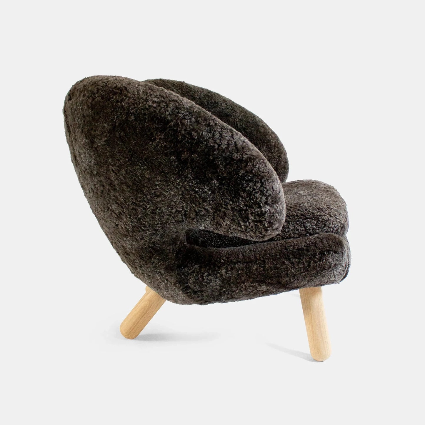 Homio Decor Shearling Pelican Chair