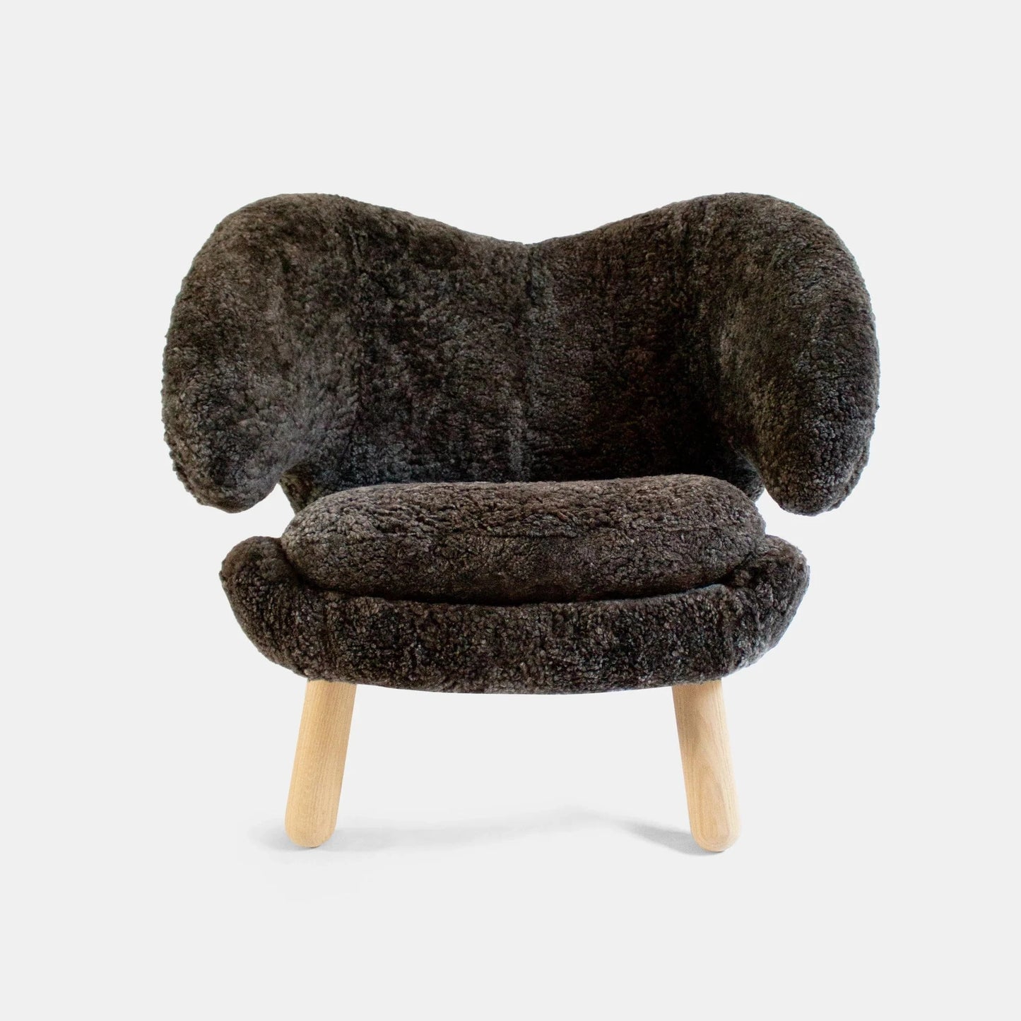 Homio Decor Shearling Pelican Chair
