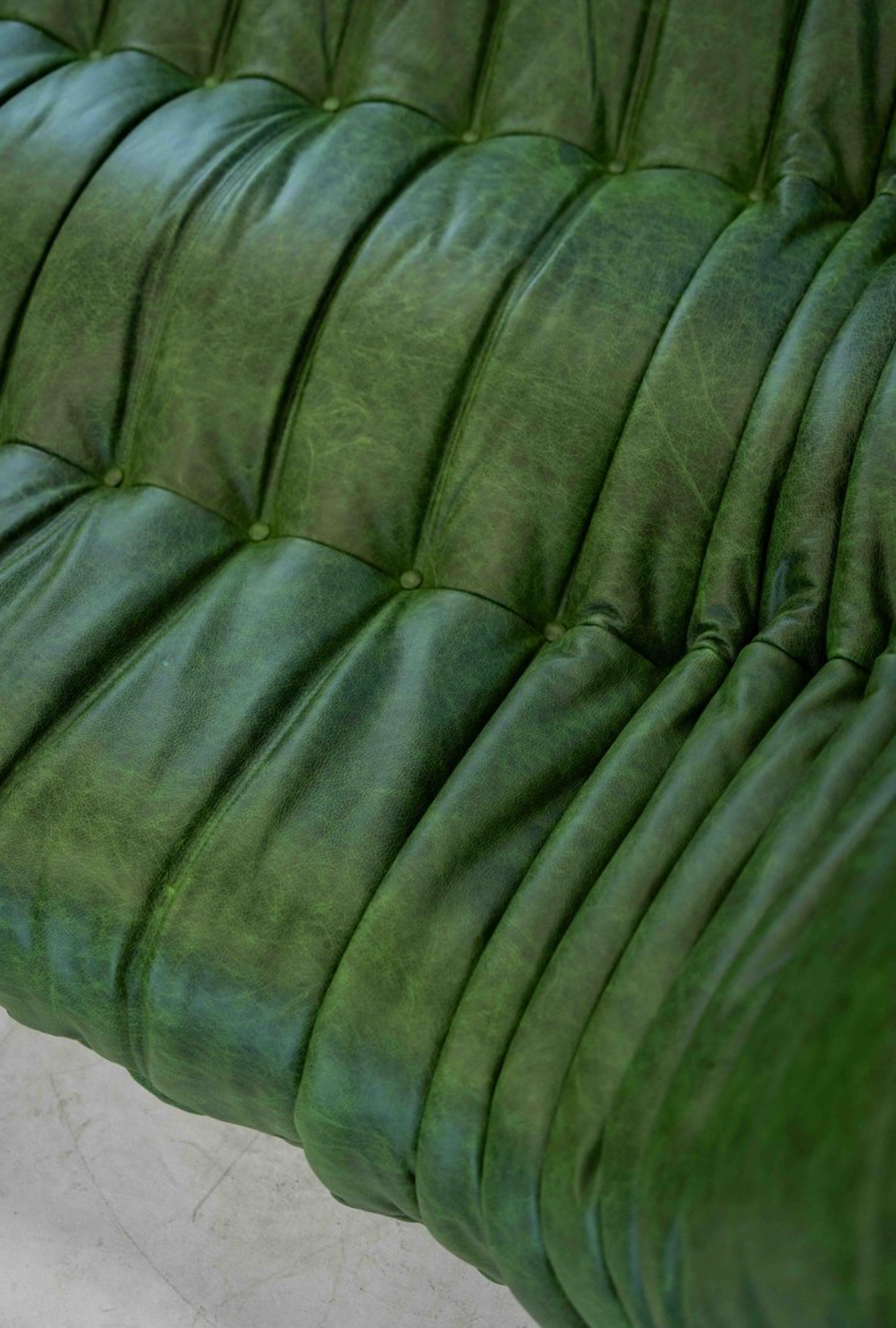 Togo Chaise Lounge (Forest Green) - Homio Decor