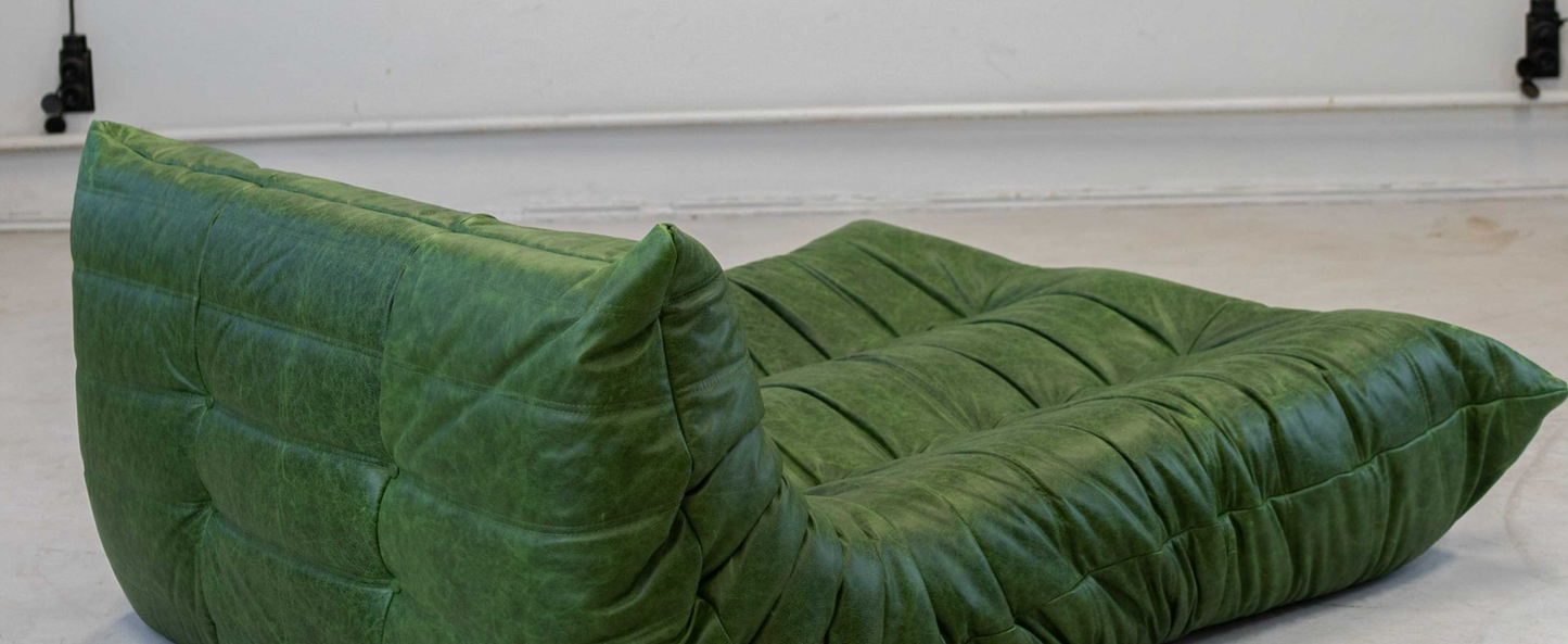 Togo Chaise Lounge (Forest Green) - Homio Decor