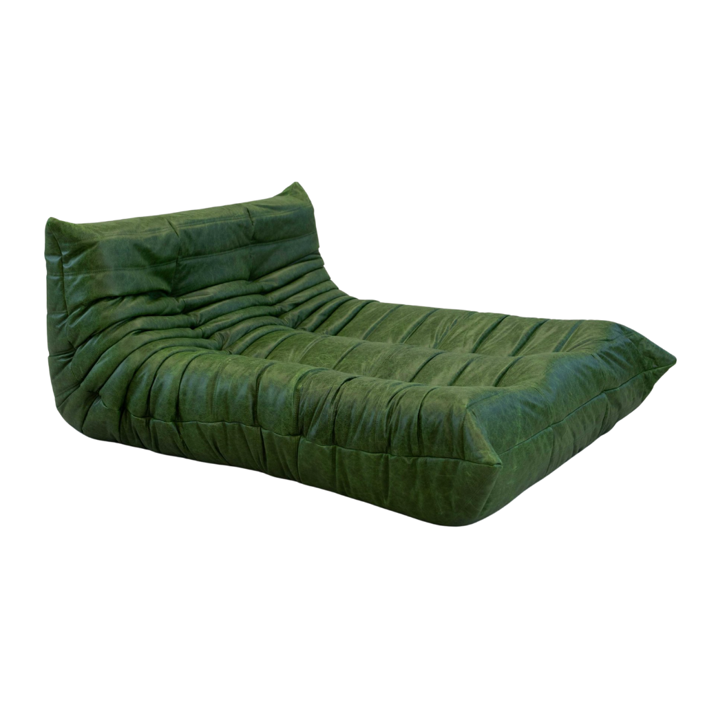 Togo Chaise Lounge (Forest Green) - Homio Decor
