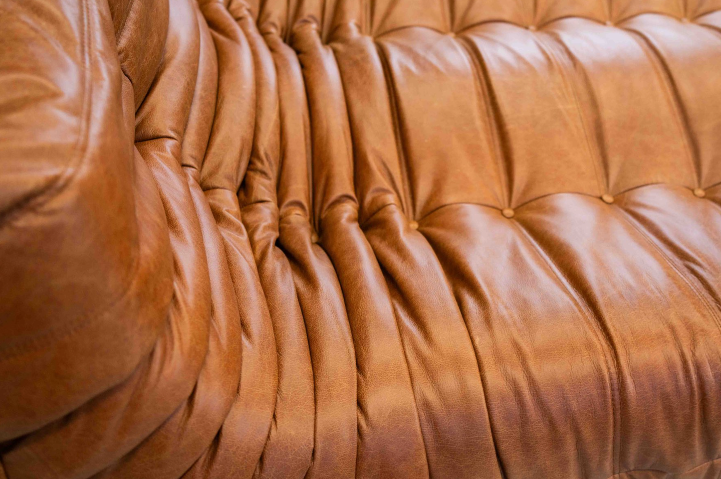 Togo Chaise Lounge (Textured Brown) - Homio Decor