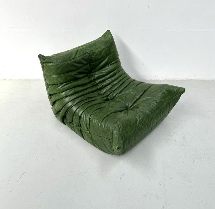 Togo Fireside Leather Chair - Homio Decor