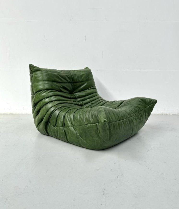 Togo Fireside Leather Chair - Homio Decor