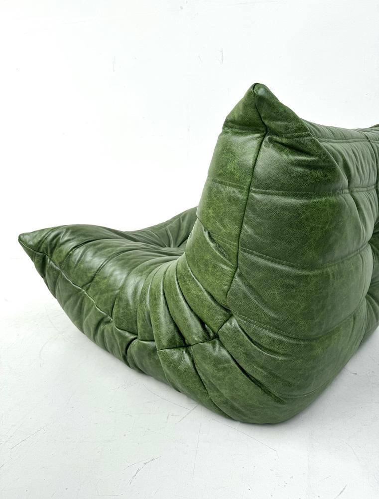 Togo Fireside Leather Chair - Homio Decor