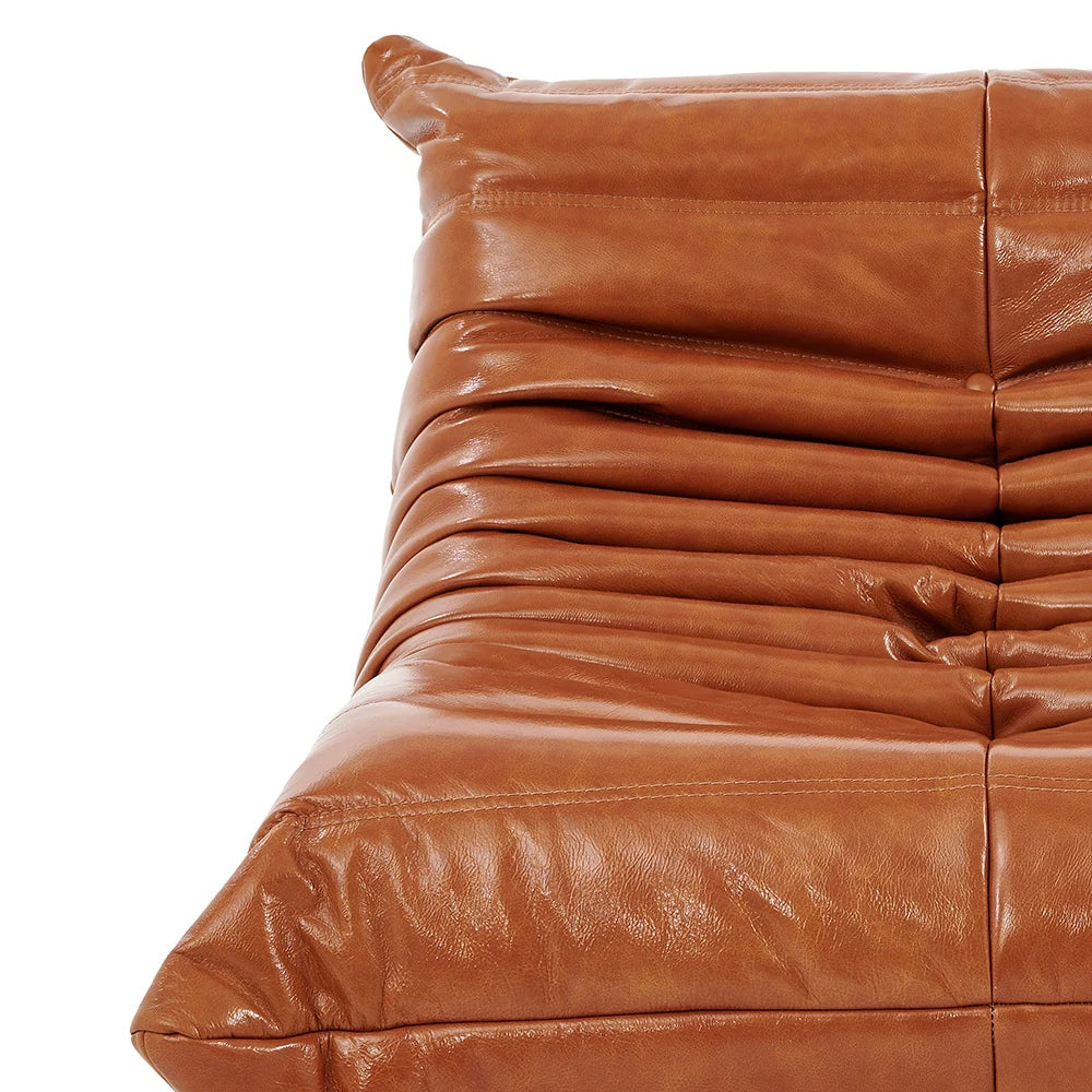 Togo Fireside Leather Chair - Homio Decor