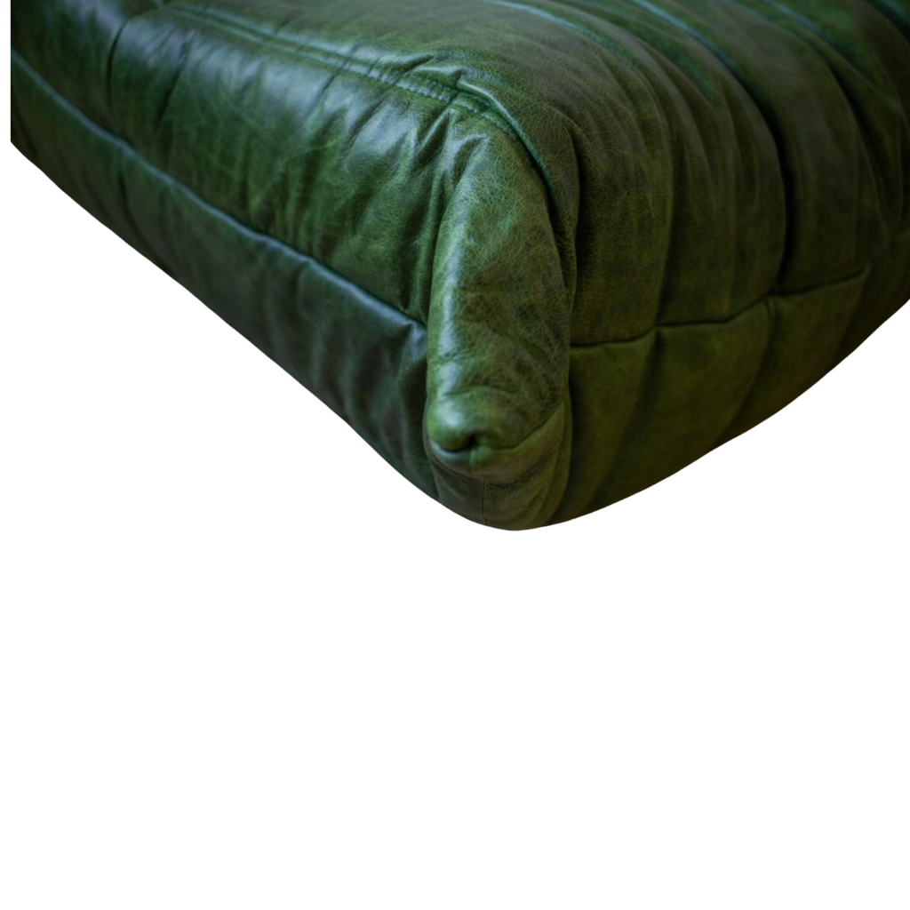 Togo Fireside Leather Chair (Corner Module) - Homio Decor