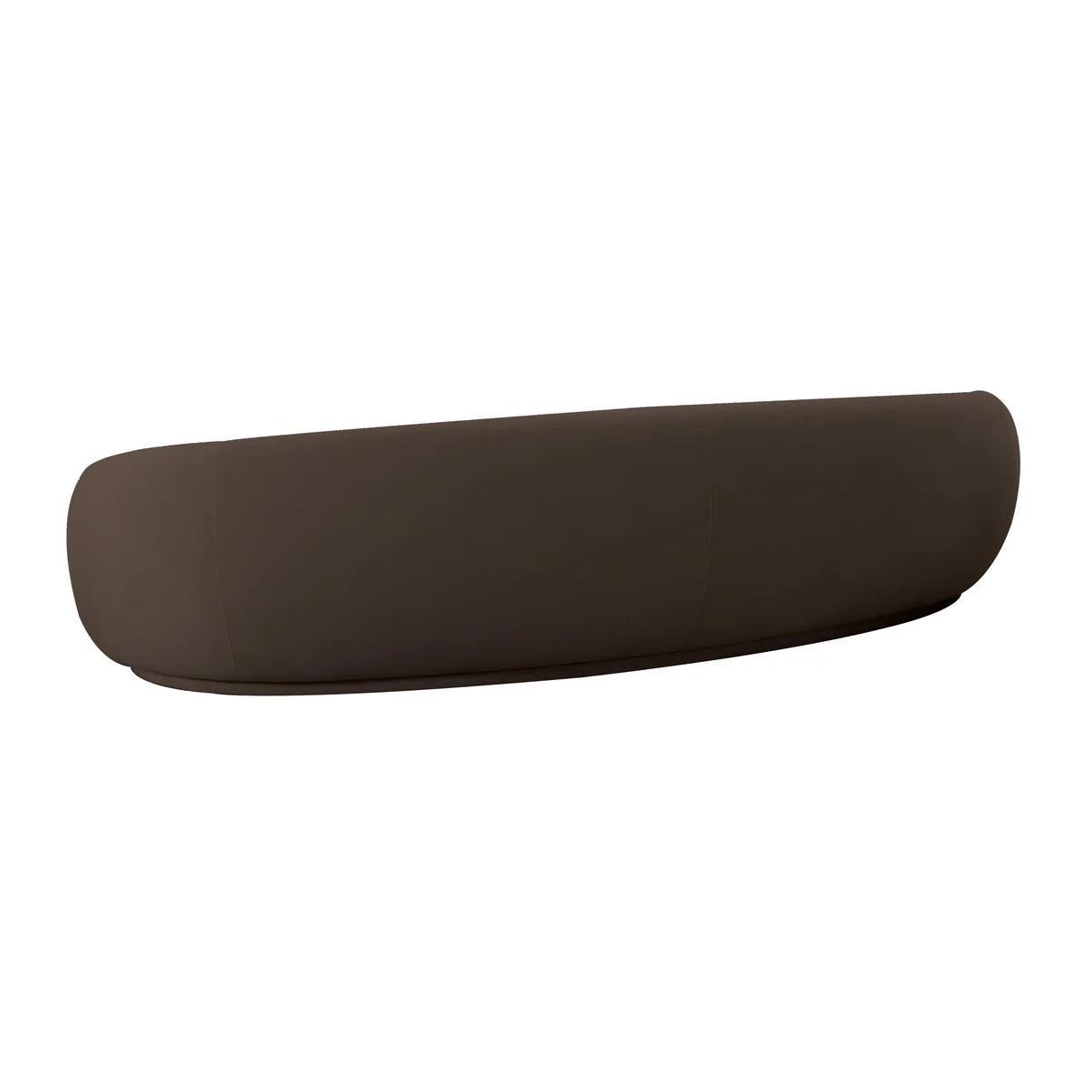Homio Decor Velvet Curved Sofa