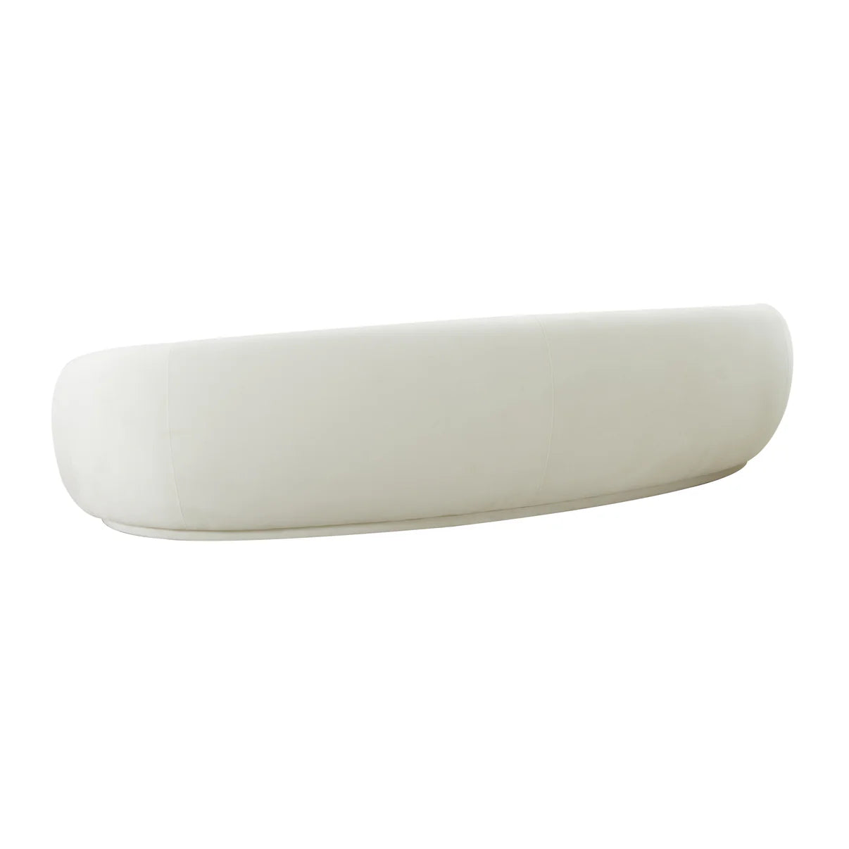 Homio Decor Velvet Curved Sofa