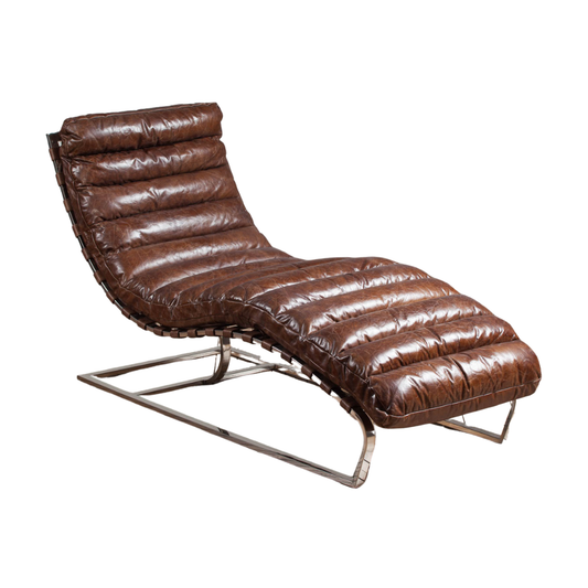 Oviedo Lounge Chair - Genuine Leather - Homio Decor