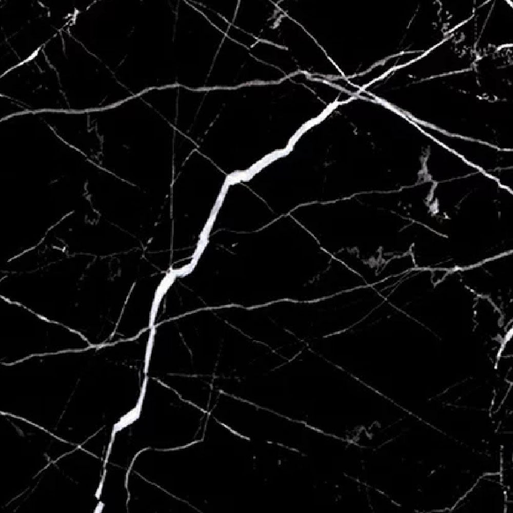 Homio Decor W 56" x D 31.5" x H 15.7" Black Marquina / 39' Italian Marble Block Coffee Table