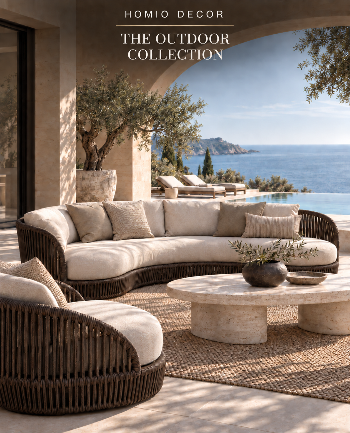 Discover outdoor seating, dining furniture and occasional pieces for considered exteriors.