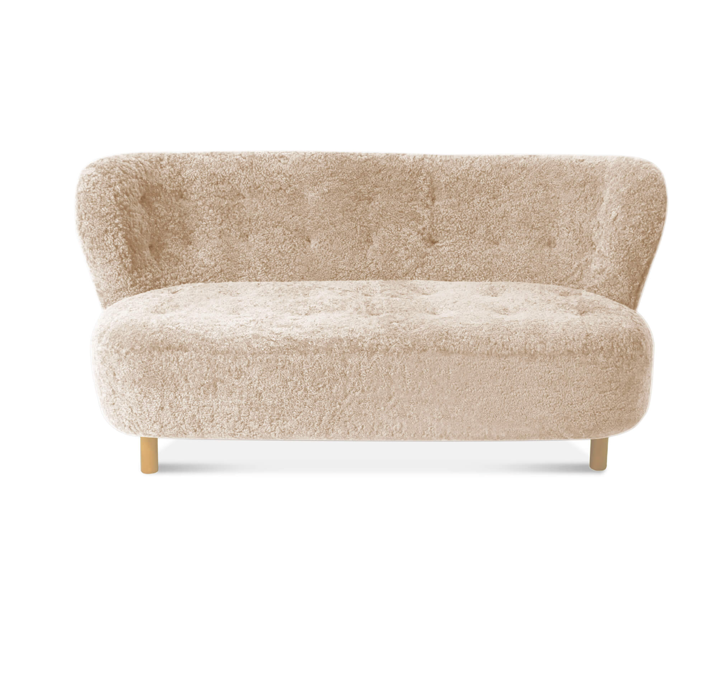Homio Decor Almond Beige / Oak Little Petra Sofa