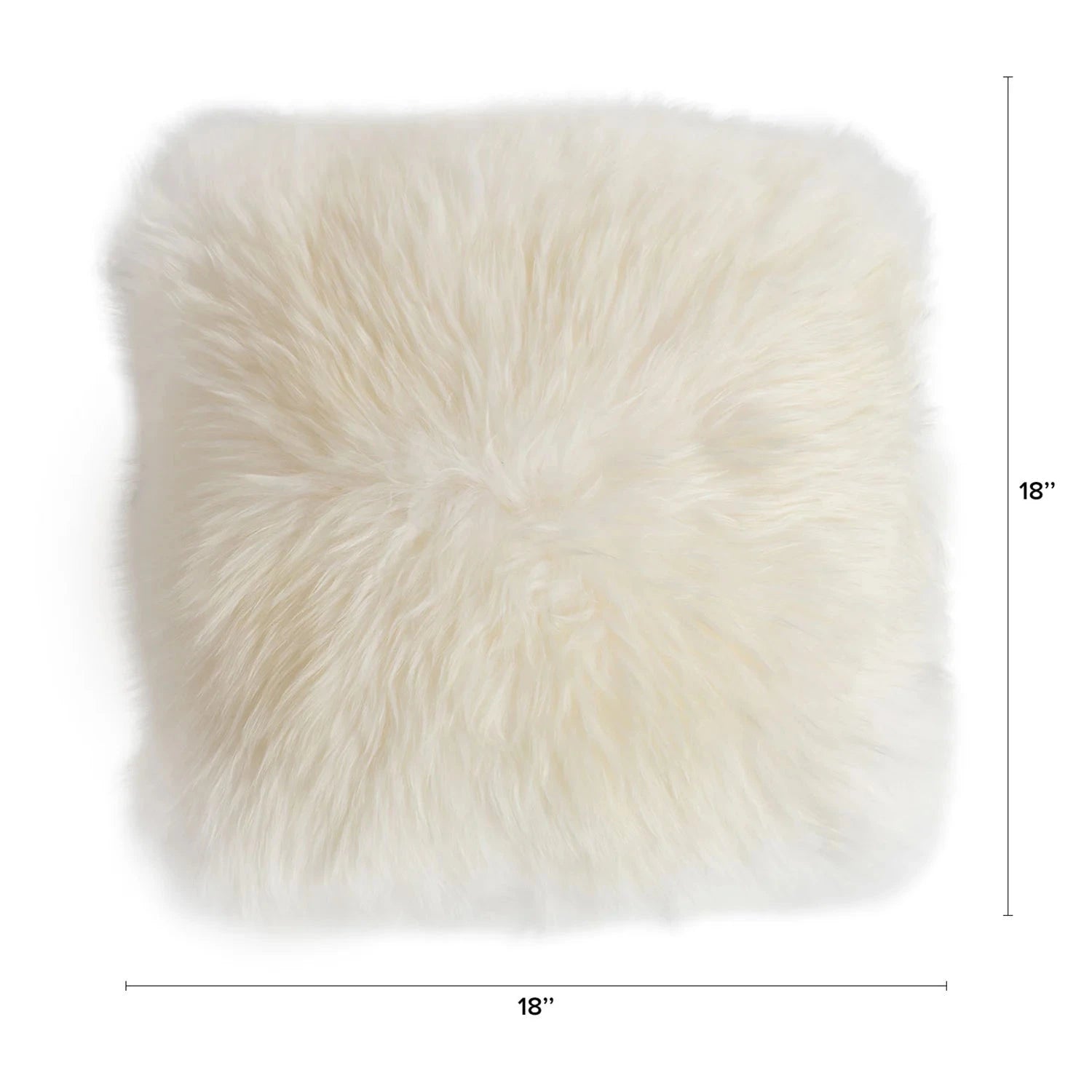 Homio Decor Australian Sheepskin Pillowcase - Ivory