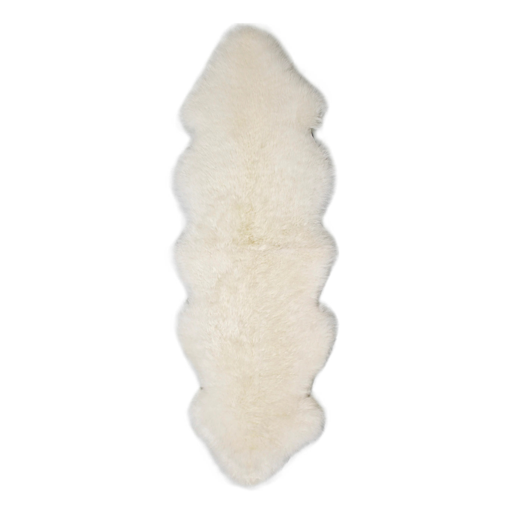 Homio Decor Australian Sheepskin Rug (Double) - Ivory