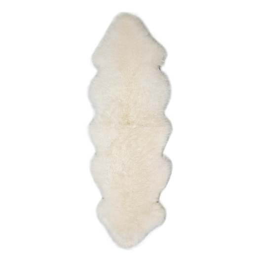 Homio Decor Australian Sheepskin Rug (Double) - Ivory