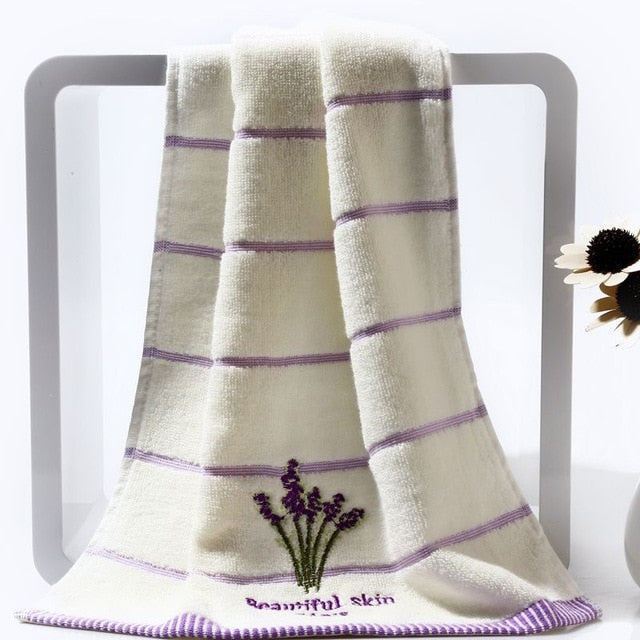 Homio Decor Bathroom Beige / 4 pcs / 35x75cm Lavender Face Towel