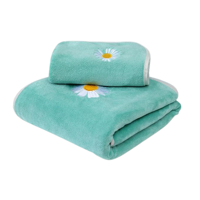 Homio Decor Bathroom Coral Fleece Towel Set