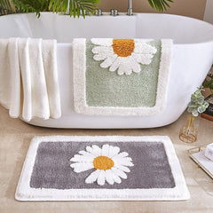 Homio Decor Bathroom Flower Bath Rug