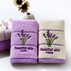 Homio Decor Bathroom Lavender Face Towel