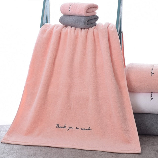 Homio Decor Bathroom Pink / 1 piece 34x76cm Egyptian Cotton Towel