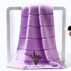 Homio Decor Bathroom Purple / 10 pcs / 35x75cm Lavender Face Towel
