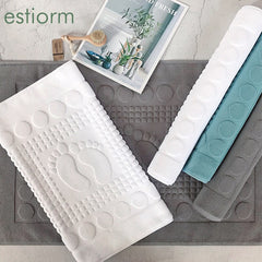 Homio Decor Bathroom Top Grade 100% Cotton Bath Mat