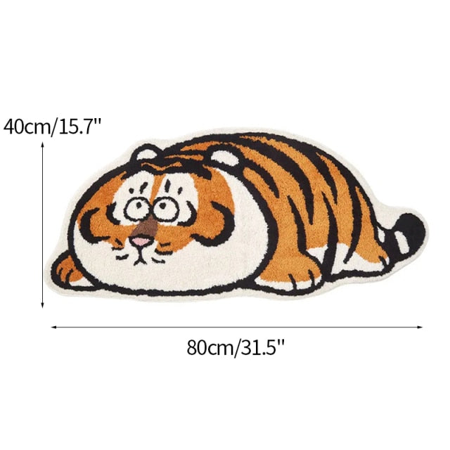 Homio Decor Bathroom Type 6 Cartoon Tiger Floor Mat