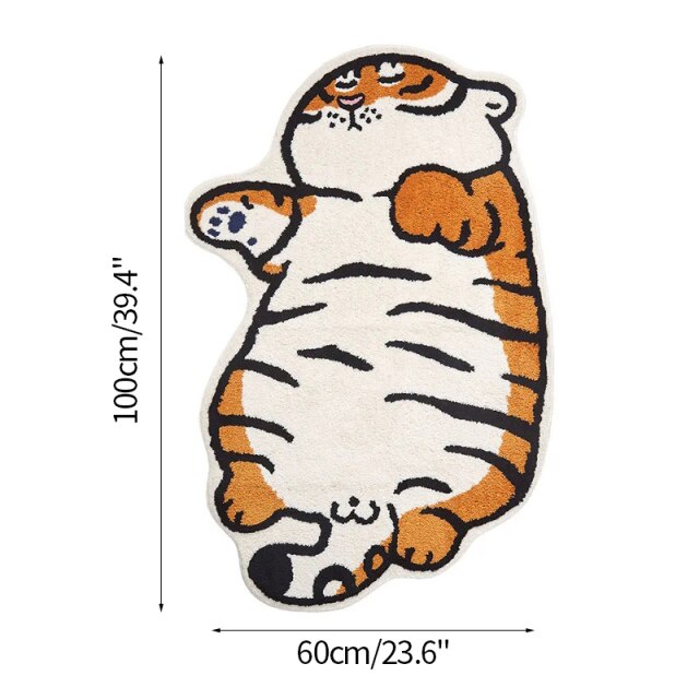 Homio Decor Bathroom Type 7 Cartoon Tiger Floor Mat