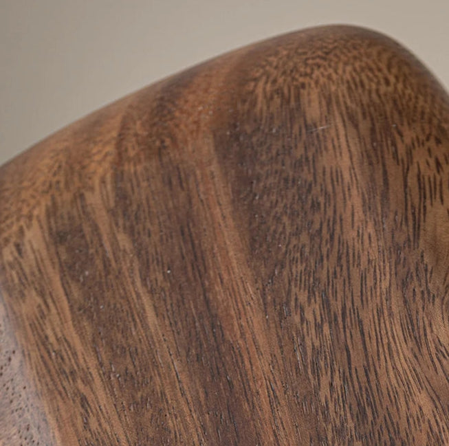 Homio Decor Bathroom Walnut Wood Tissue Box