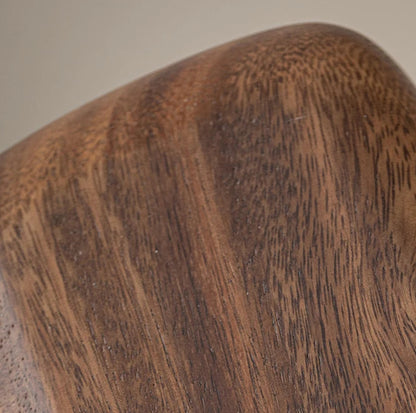 Homio Decor Bathroom Walnut Wood Tissue Box