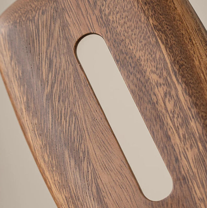 Homio Decor Bathroom Walnut Wood Tissue Box