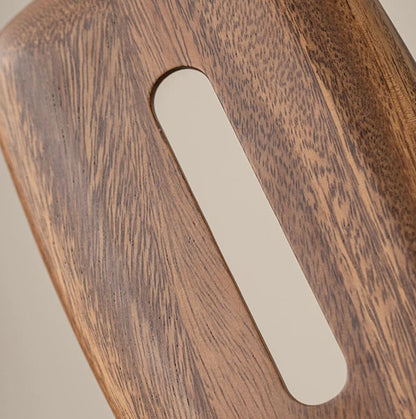Homio Decor Bathroom Walnut Wood Tissue Box