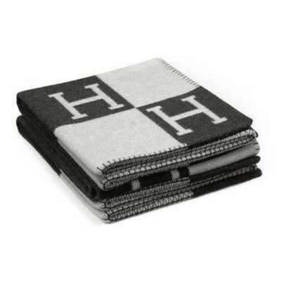 Homio Decor Bedroom Black Cashmere Throw Blanket