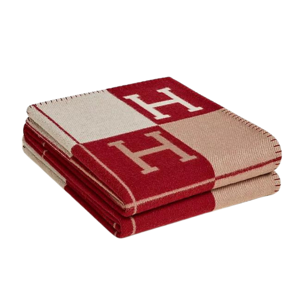 Homio Decor Bedroom Cherry Red Cashmere Throw Blanket