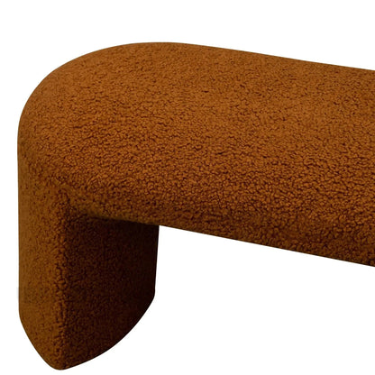 Homio Decor Bedroom Designer Lambswool Bench