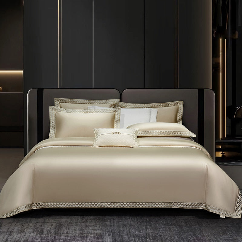 Homio Decor Bedroom Grey / Queen High-End Cotton Bedding Set