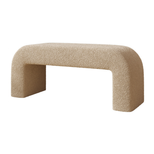 Homio Decor Bedroom Khaki / 100cm Japandi Style Teddy Bench