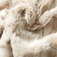 Homio Decor Bedroom Leopard Pattern Fur Blanket