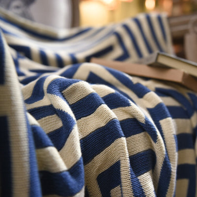 Homio Decor Bedroom Luxury Cotton Knitted Blanket