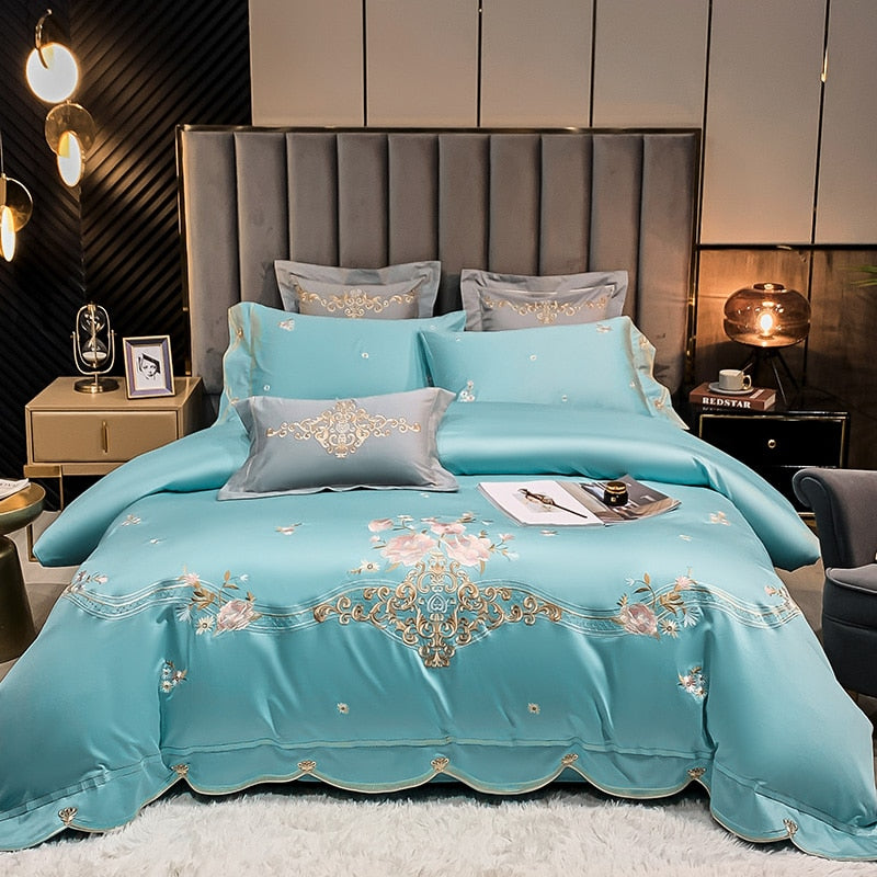 Homio Decor Bedroom Mint / Queen Luxury Egyptian Cotton Bedding Set