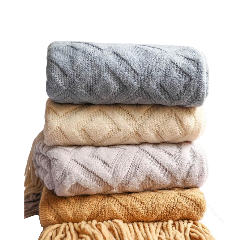 Homio Decor Bedroom Nordic Knitted Blanket