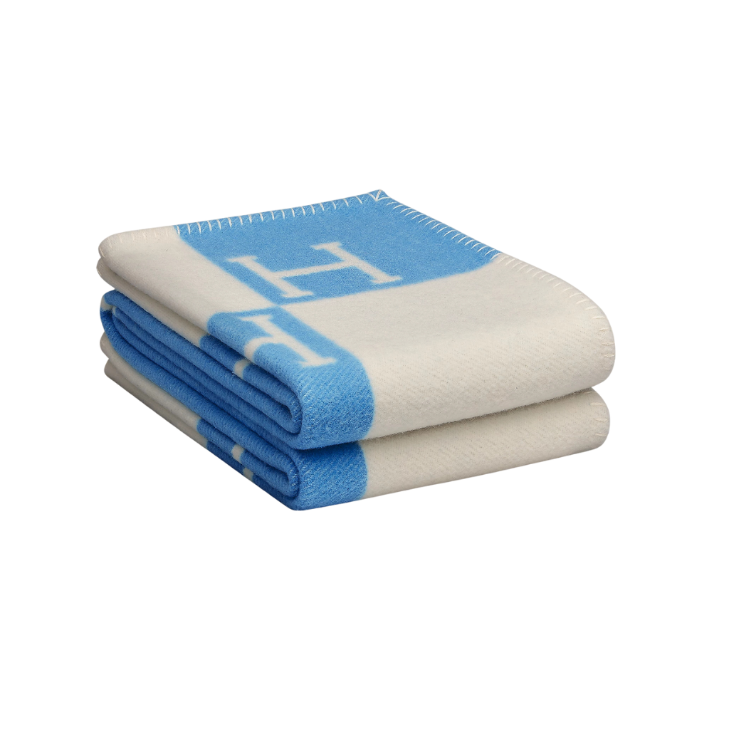 Homio Decor Bedroom Petit/Blue Cashmere Throw Blanket