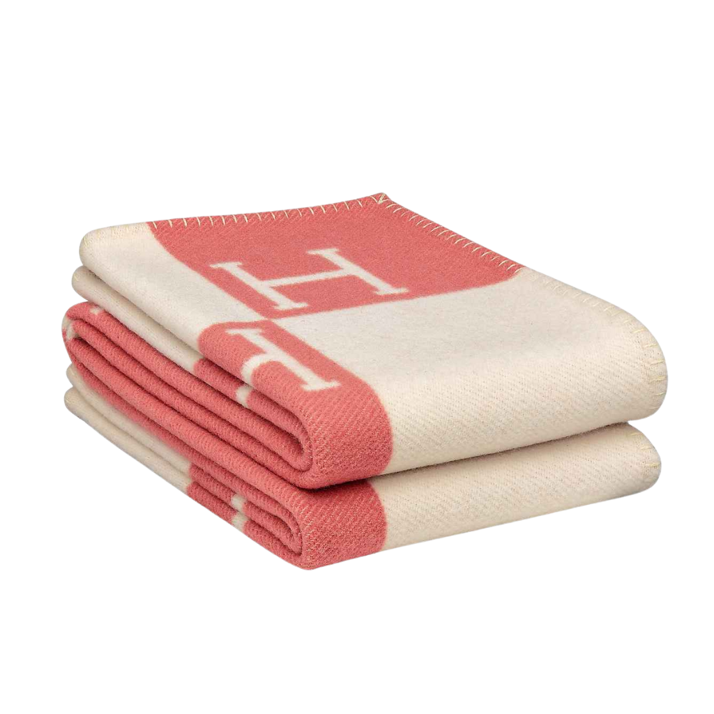 Homio Decor Bedroom Pink Cashmere Throw Blanket