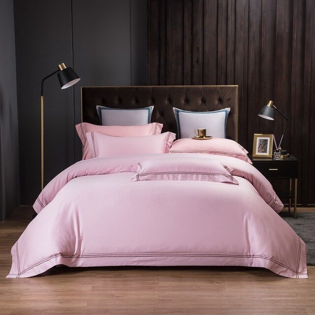 Homio Decor Bedroom Queen Size / Jade Luxury Embroidery Bedding Set