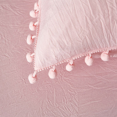 Homio Decor Bedroom Solid Color Quilt Bedding Set