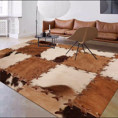 Homio Decor Bedroom Style 1 / 80 x 120cm Rustic Cowhide Carpet