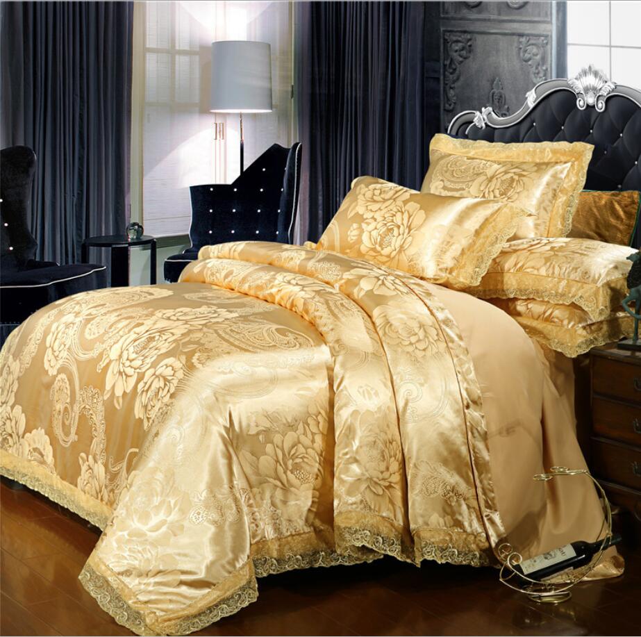 Homio Decor Bedroom Style 10 / King Royal Jacquard Fabric Bedding Set